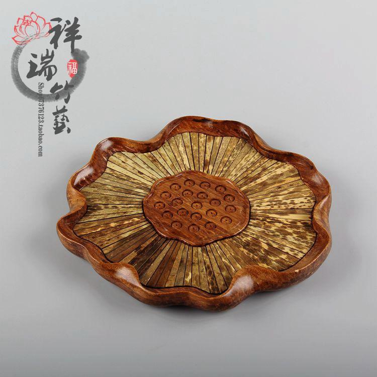 蓮蓬壺承 重竹茶承斑竹茶具托盤幹泡茶盤蓮蓬幹泡盤茶奉盤祥瑞在類目 餐飲具, 茶具, 茶盤中 - 來自Buy2taobao.com提供專業的淘寶代購服務