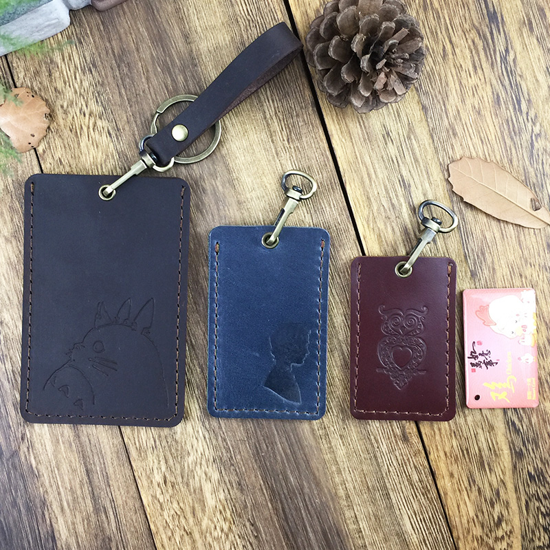 Original Top layer leather Mini Ferrule Access control elevator Bus Small card smart cover manual Card package customized Lovers bagin the Leather/Lady bags/Men's bag, Card sets category - from Buy2taobao.com to provide professional Taobao agent buy service