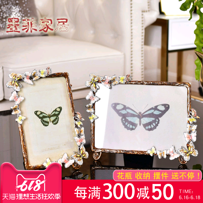 Murphy European style Enamel alloy originality Photo frame Swing sets 6 inch 7-inch 8 inch personality birthday marry gift Decorationin the Home accessories , Frame/Frames category - from Buy2taobao.com to provide professional Taobao agent buy service