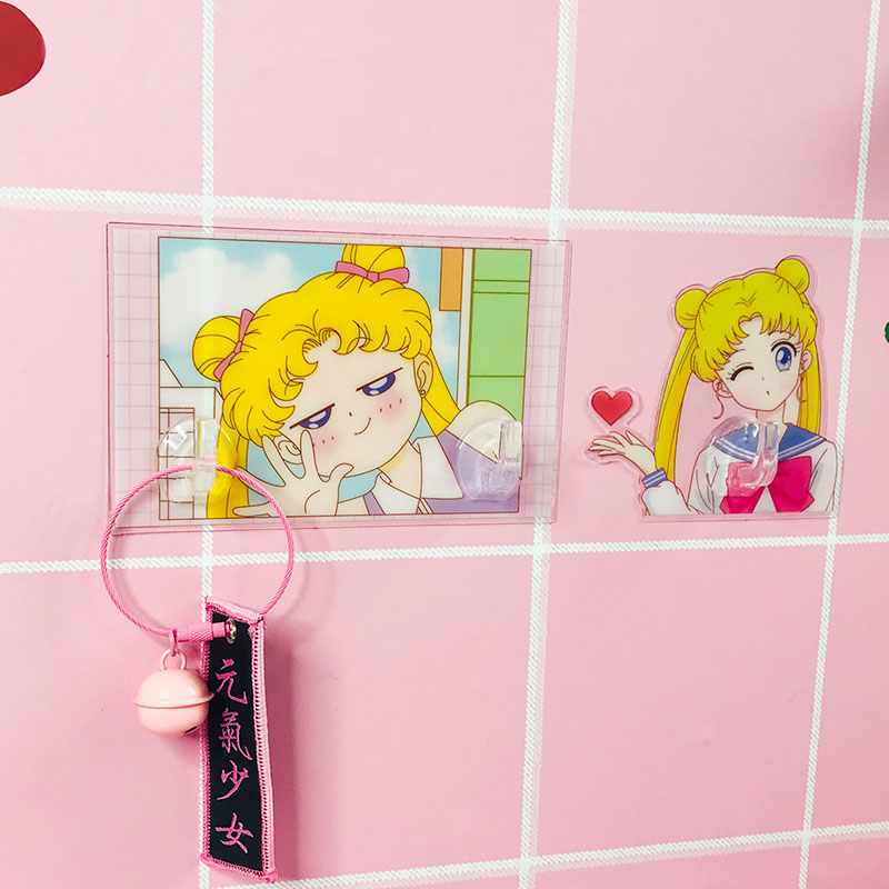 Japan and South Korea Seamless hook decorate Strength Viscose beautiful girl Cartoon Pendants Cabinet door Coat hookin the Home accessories , Decorative hooks category - from Buy2taobao.com to provide professional Taobao agent buy service