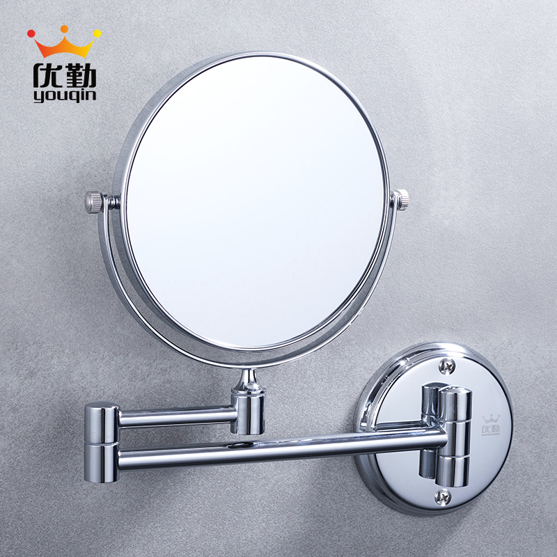 Punch holes Cosmetic mirror Shower Room Wall hanging hotel Beauty Mirror Telescoping fold Double-sided mirror TOILET magnifierin the Decoration main material , Toiletries , Bathroom Hardware/Pendant , Beauty Mirror category - from Buy2taobao.com to provide professional Taobao agent buy service