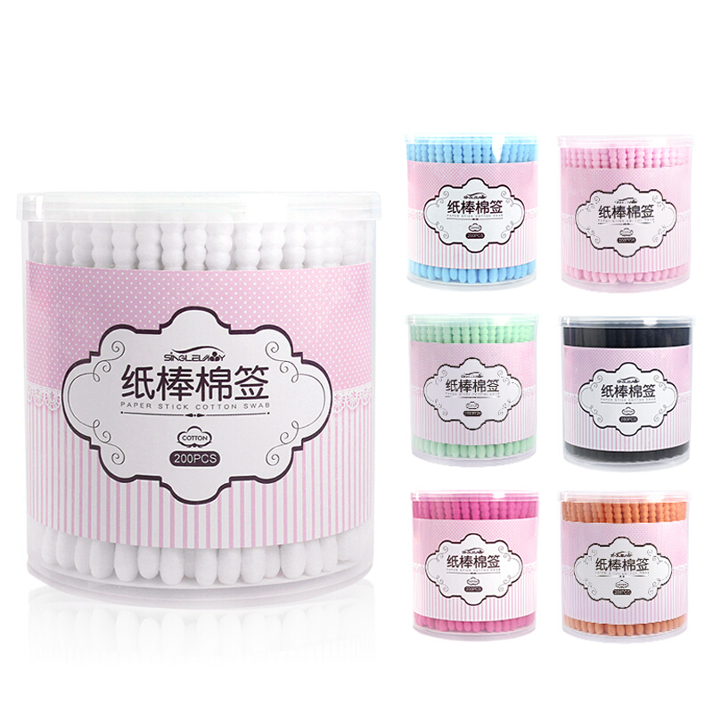 Cotton swab 200 Packed branch sterile Paper stick Tip baby disposable Ears Double head Makeup Cotton swabsin the Family/Personal Cleaning Tools , Personal care cleaning appliances , Swabs/Swab/Bale category - from Buy2taobao.com to provide professional Taobao agent buy service