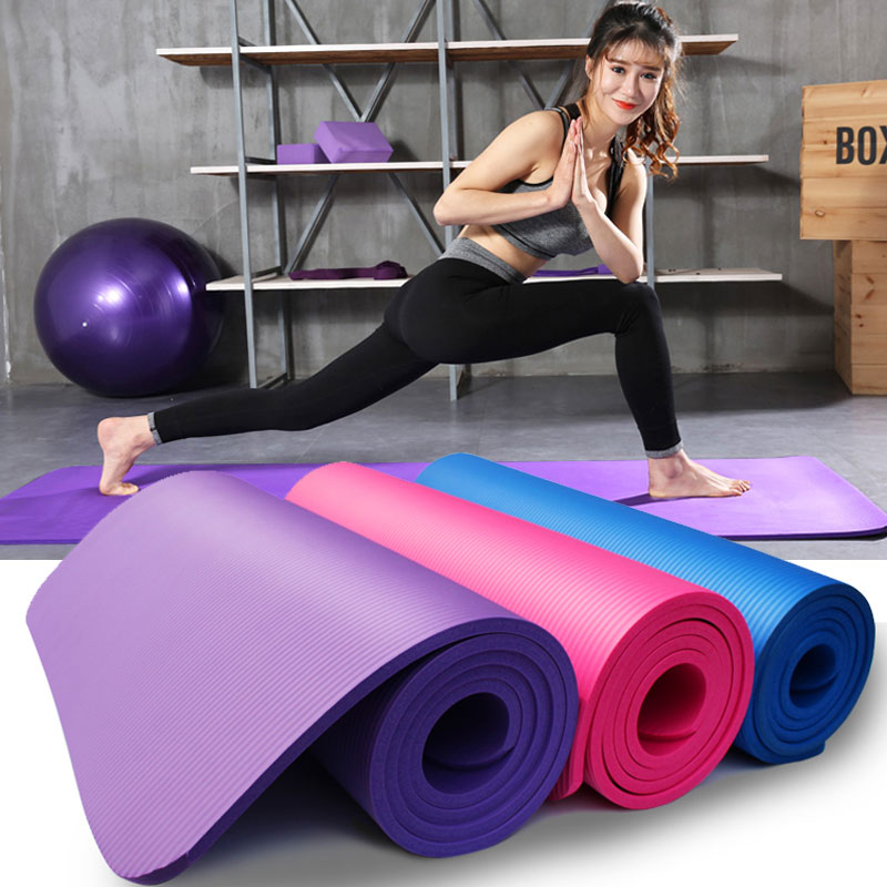 Yoga Mat 15MM Men and women beginners 10mm thickening Widen lengthen non-slip Yoga Fitness Mat tasteless Threein the Sports/Yoga/Fitness/Fans supplies , Yoga , Yoga Mat category - from Buy2taobao.com to provide professional Taobao agent buy service