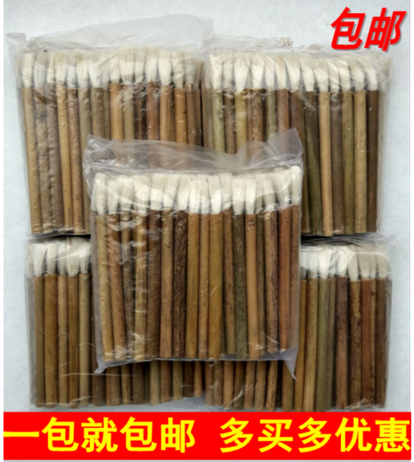 毛刷 小毛笔 刷子 可代替棉签 药笔80只左右一包 包邮|ruв категории оборудование/инструменты, ручной инструмент, Инструменты рисования, Шерсть щетки - от Buy2taobao.com для оказания профессиональной услуги покупки агента Taobao