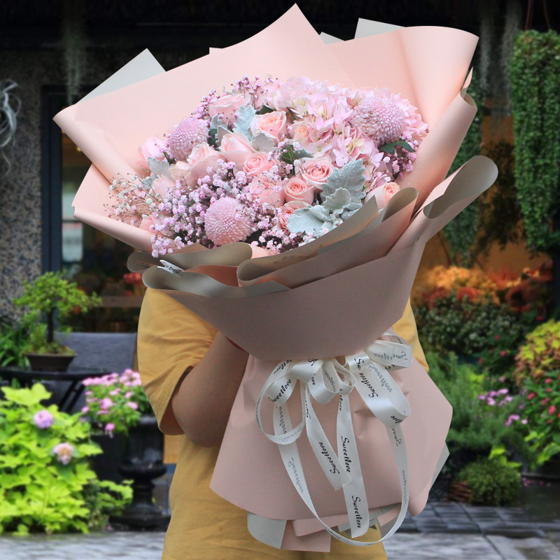 杭州鲜花速递同城配送玫瑰花满天星混搭花束生日花店订花送花女友在类目 鲜花速递/花卉仿真/绿植园艺, 鲜花速递(同城)中 - 来自Buy2taobao.com提供专业的淘宝代购服务