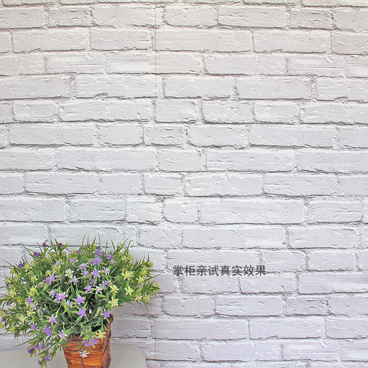 Retro Chinese style simulation 3d three-dimensional light gray white Brick pattern wallpaper Restaurant Haircut couture Brick brick wallpaperin the Decoration main material , Wallpaper , PVC Wallpaper category - from Buy2taobao.com to provide professional Taobao agent buy service