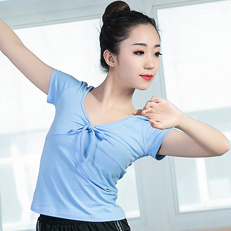 舞蹈服女现代舞练功服芭蕾舞成人上衣古典服装修身形体服V领短袖在类目 运动/瑜伽/健身/球迷用品, 舞蹈/健美操/体操, 拉丁舞, 拉丁舞上装中 - 来自Buy2taobao.com提供专业的淘宝代购服务