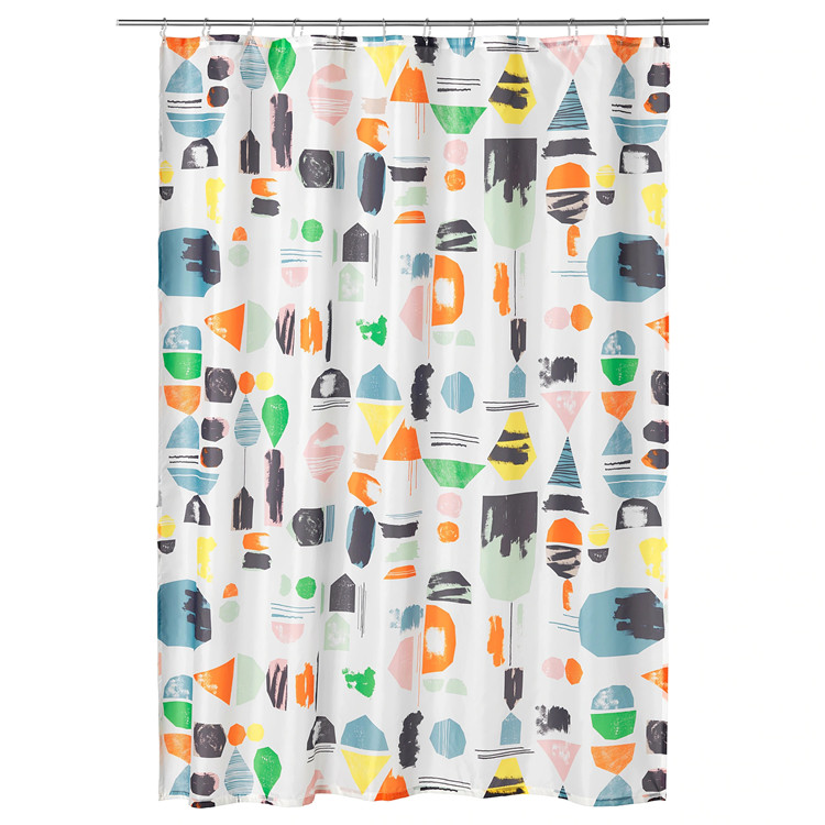 宜家代购IKEA 多夫林 浴帘防水洗澡帘子 国内代购200*180|msdalam kategori keluarga/Alat Pembersihan peribadi, perkakas kebersihan/aksesori bilik mandi, Langsir pancuran - dari Buy2taobao.com untuk memberikan perkhidmatan ejen Taobao profesional membeli