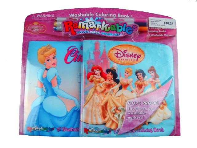 Disney princess Magical canvas Sure Repeat Use painting Cloth book Coloured pencils 2 This book 6in the Toy/Childs/Puzzle/Building block/Model , Painting Supplies , Canvas category - from Buy2taobao.com to provide professional Taobao agent buy service