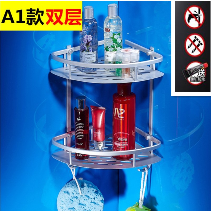 Bathroom Jiaojia Shelf toilet Double corner shelf TOILET Restroom Tripod Wall hanging Space aluminium alloyin the Decoration main material , Toiletries , Bathroom Hardware/Pendant , Bathroom Jiaojia category - from Buy2taobao.com to provide professional Taobao agent buy service