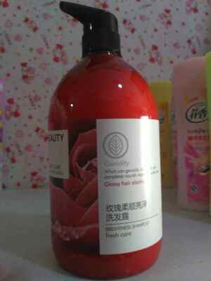 包邮玫瑰花香1300克大瓶洗发水 洗头膏家庭装实惠装酒店浴池会所
