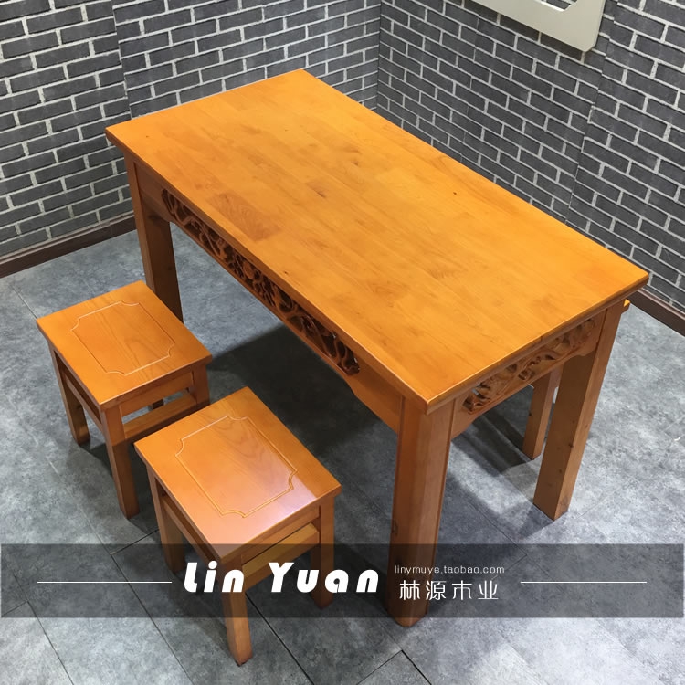 實木面館桌蘭州拉面桌仿古餐桌小吃店桌椅組合經濟型飯店桌椅定制在類目 商業/辦公傢俱, 辦公傢俱, 公共休閒系列, 餐桌椅系列中 - 來自Buy2taobao.com提供專業的淘寶代購服務