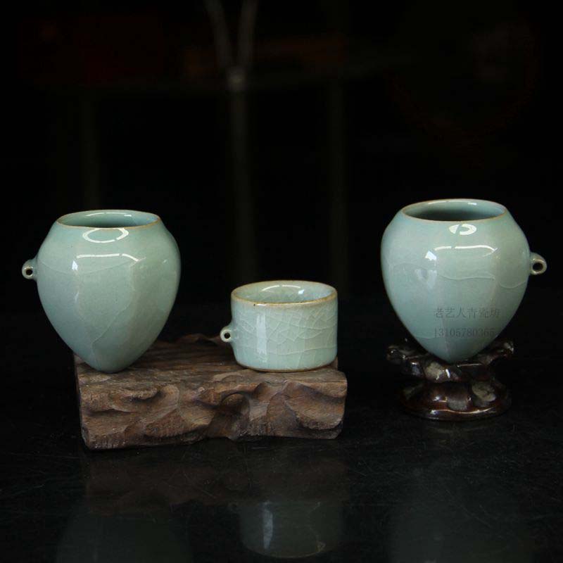 古窑址陶瓷哥窑宠物鸟用品八楞鸡心三件套鸟缸鸟食罐 画眉鸟食杯|msdalam kategori haiwan peliharaan/makanan haiwan dan bekalan, Burung dan bekalan, Peralatan burung (baru), feeder - dari Buy2taobao.com untuk memberikan perkhidmatan ejen Taobao profesional membeli