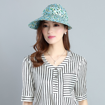 2018新款帽子女中老年夏天防晒遮阳帽防紫外线空顶帽太阳帽
