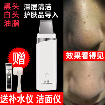 金稻超声波去黑头仪器铲皮机美容洁面仪毛孔清洁器黑头粉刺导出仪