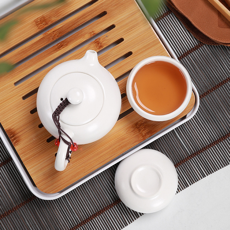 【心选臻品】茶具套装陶瓷一壶四杯可印广告礼品茶具旅行茶具功夫在类目 餐饮具, 茶具, 整套茶具中 - 来自Buy2taobao.com提供专业的淘宝代购服务