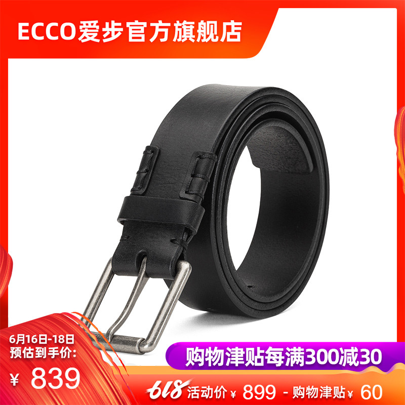 ECCO爱步 头层牛皮带男 针扣经典青年中年男士腰带 威廉9105192|ruв категории Аксессуары, пояс/пояс/пояс - от Buy2taobao.com для оказания профессиональной услуги покупки агента Taobao