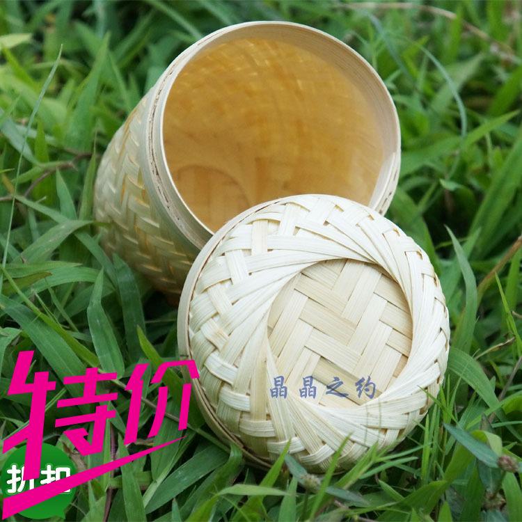 竹艺茶叶罐竹筒 竹茶罐竹制品 竹编茶叶盅 旅行茶叶包装竹篓|msdalam kategori pinggan mangkuk, set teh, caddy teh - dari Buy2taobao.com untuk memberikan perkhidmatan ejen Taobao profesional membeli