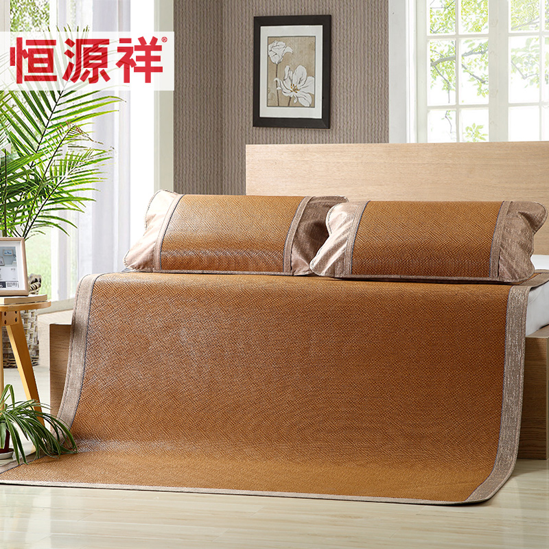 恒源祥夏涼席三件套1.8米床夏季學生單人空調席加厚雙人1.8米席子在類目 牀上用品, 涼蓆/竹蓆/藤席/草蓆/牛皮席中 - 來自Buy2taobao.com提供專業的淘寶代購服務