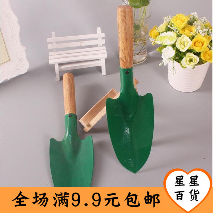 花圃专用 种花铲子 木柄小铁铲 泥铲花铲 小铁锹 园艺工具 铁洋锹在类目 农机/农具/农膜, 农业工具, 铲子中 - 来自Buy2taobao.com提供专业的淘宝代购服务