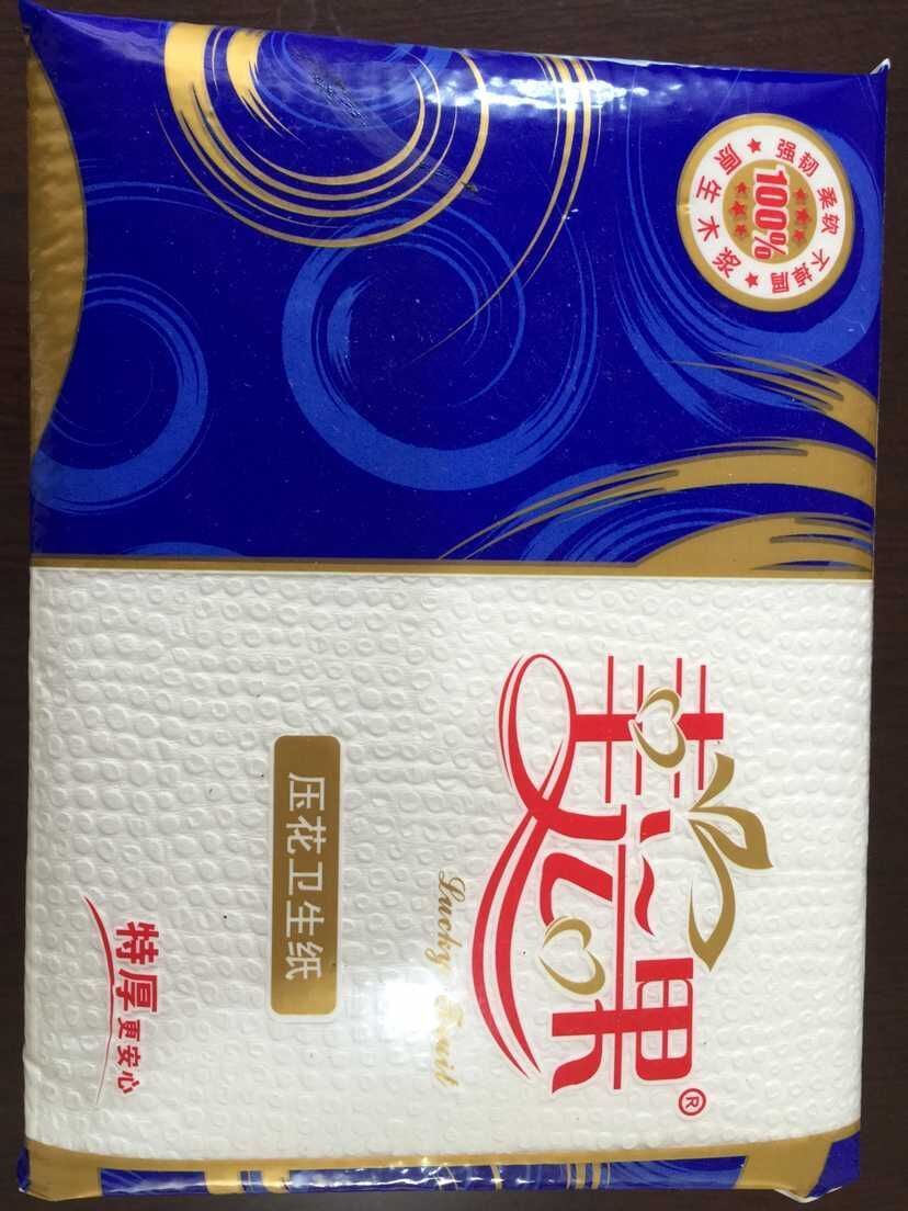 幸运果木浆压花卫生纸特厚型400张 整箱12包华东整箱包邮在类目 洗护清洁剂/卫生巾/纸/香薰, 纸品/湿巾, 平板卫生纸中 - 来自Buy2taobao.com提供专业的淘宝代购服务