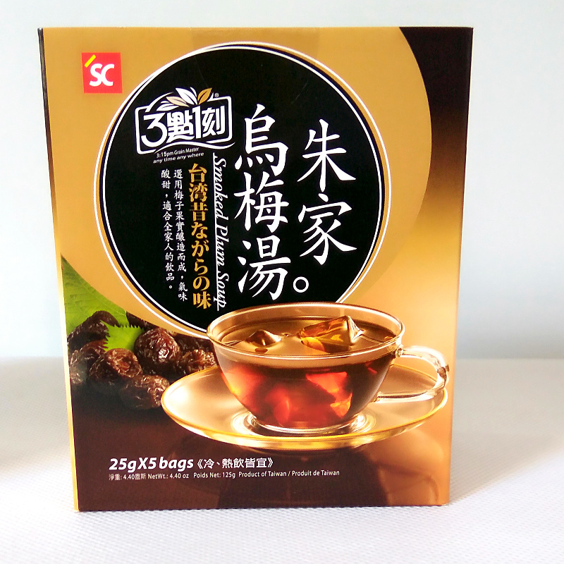 Taiwan Imported food Three fifteen Zhu Ebony soup box-packed 125g 5 small packages full 12 boxin the Coffee/Oatmeal/Chongyin , Lotus root starch/Oatmeal/Drink mixes , Tea , Tea bags category - from Buy2taobao.com to provide professional Taobao agent buy service