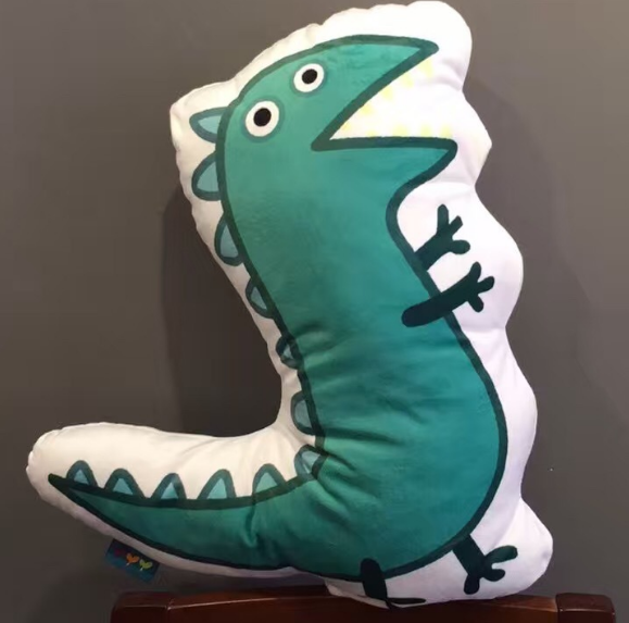 Northern Europe Cartoon Pillows baby Cushion dinosaur doll Pillows Double-sided printing children Appease Plush Toysin the Home Fabric , Pillow/Pillow category - from Buy2taobao.com to provide professional Taobao agent buy service
