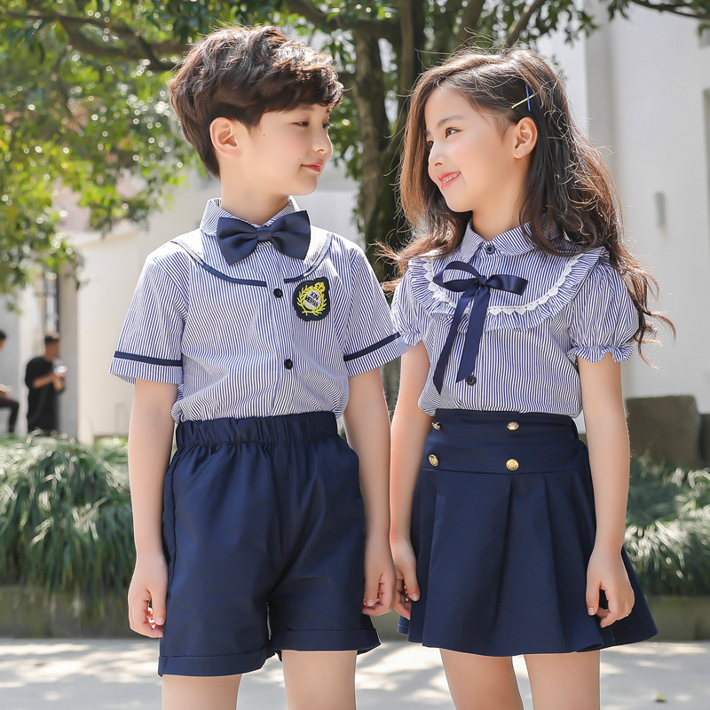 pupil school uniform suit Short sleeved Middle school student England College wind children Graduation photo kindergarten Class clothes Park servicein the Children/Baby/Family fitted , Uniforms/Custom uniforms category - from Buy2taobao.com to provide professional Taobao agent buy service