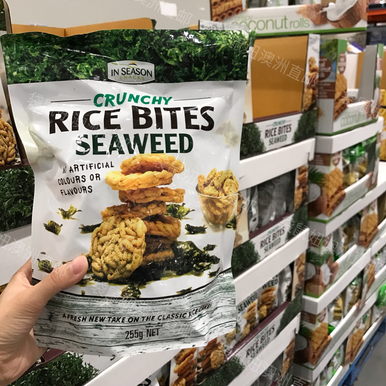 澳洲代购In season Crunchy海苔米饼干宝宝儿童大人酥脆255g在类目 零食/坚果/特产, 饼干/膨化, 膨化食品中 - 来自Buy2taobao.com提供专业的淘宝代购服务