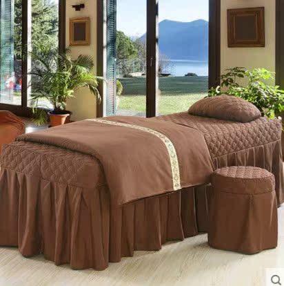 Beauty cosmetology Bedspread Four piece suit Cotton Retro massage Bedspread Bedcover new patternin the Bedclothes , Custom Bedding/Custom(New) , Custom bedspread category - from Buy2taobao.com to provide professional Taobao agent buy service