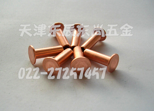 Flat head solid Copper rivet Copper rivets/Tongding/Round copper rivets /M6 Length 1in the Hardware/Tool , Fastener , Rivet , Flat head rivets category - from Buy2taobao.com to provide professional Taobao agent buy service