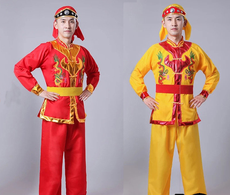 新款舞龙舞狮衣服男秧歌服演出服中老年人腰鼓队打鼓锣鼓服装在类目 运动/瑜伽/健身/球迷用品, 舞蹈/健美操/体操, 秧歌舞, 秧歌服中 - 来自Buy2taobao.com提供专业的淘宝代购服务