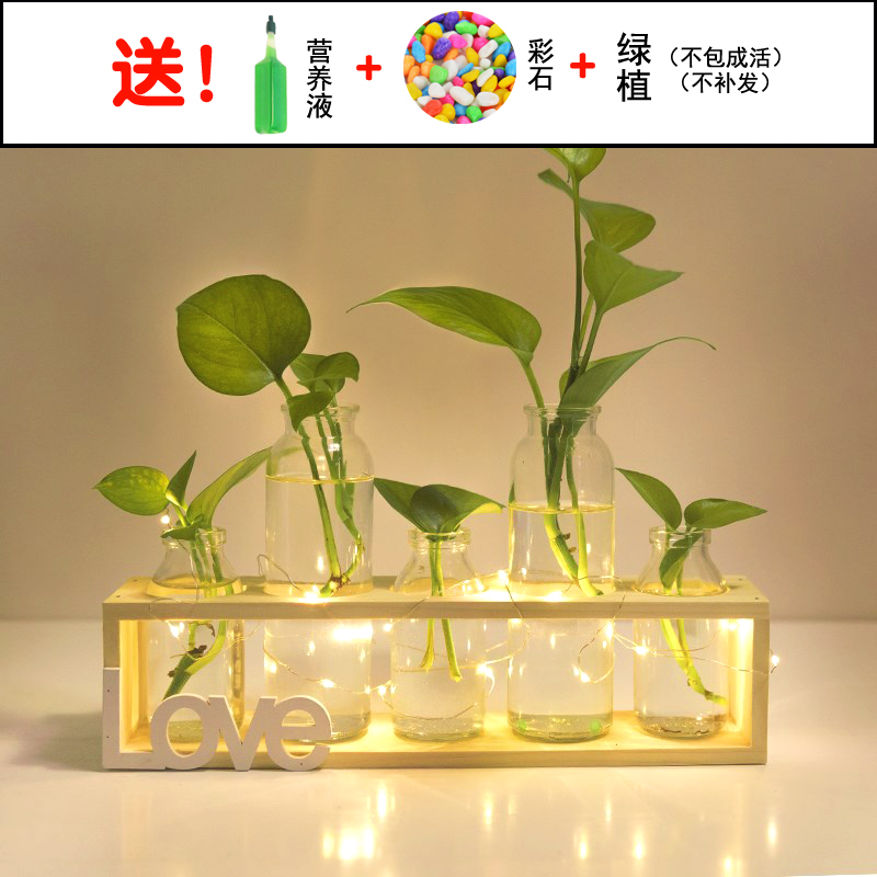 木架水培玻璃花瓶植物创意透明个性摆件客厅装饰品绿萝摆件礼物|ruв категории Домашний быт, украшения - от Buy2taobao.com для оказания профессиональной услуги покупки агента Taobao
