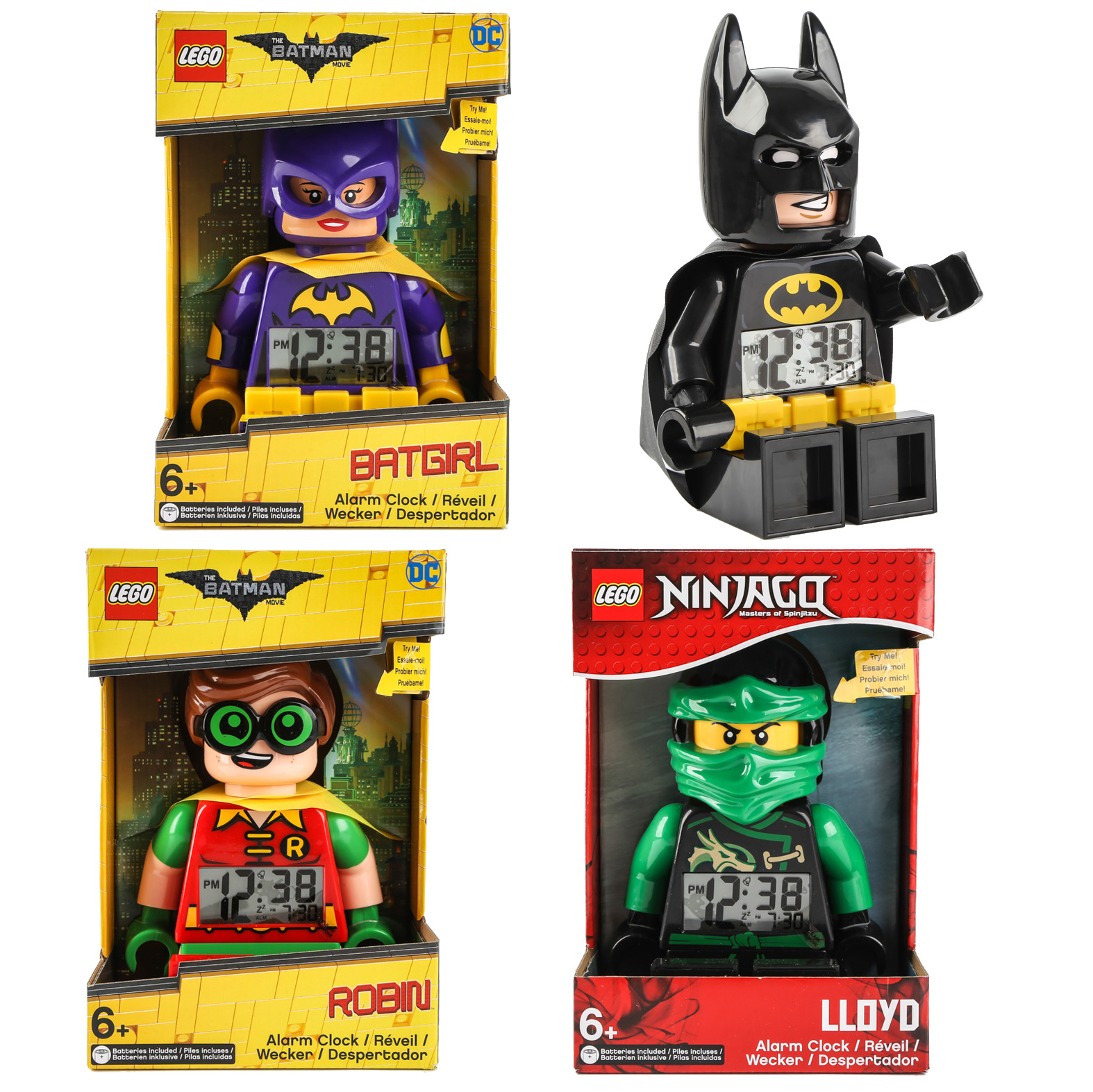乐高闹钟 LEGO 蝙蝠侠 超人 罗宾 忍者电子人偶 时钟闹钟儿童玩具在类目 玩具/童车/益智/积木/模型, 其它玩具中 - 来自Buy2taobao.com提供专业的淘宝代购服务