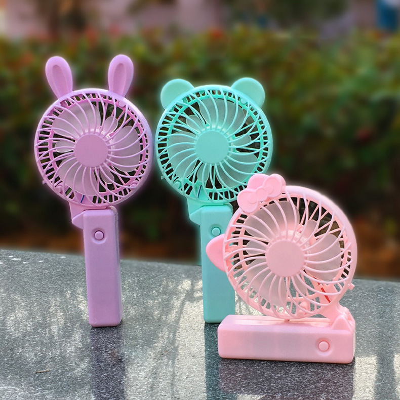 2018 fashion Generous hold fold Fan USB charge lovely Cartoon pinkycolor Rabbit Fan giftin the Home Daily , Fan/Mini Fan/Fitting/Ice pad/Ice stickers , Mini Fan category - from Buy2taobao.com to provide professional Taobao agent buy service