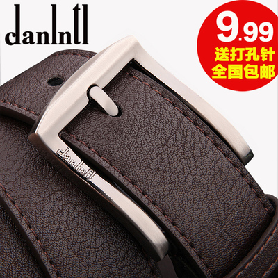 皮带男真皮针扣腰带男士牛皮韩版青年休闲皮带裤带青少年学生 潮