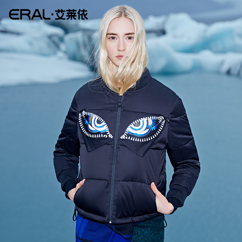ERAL/艾莱依张帅原创时光之眼短款羽绒服女短潮12052/EDAE|msdalam kategori Butik wanita / wanita, Down - dari Buy2taobao.com untuk memberikan perkhidmatan ejen Taobao profesional membeli