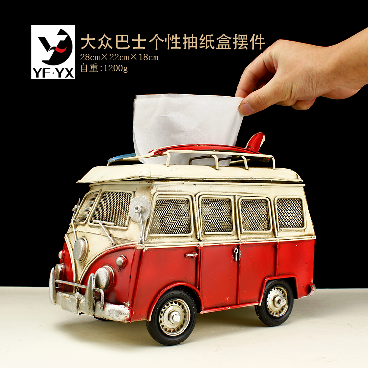 Retro Metal car Model Decoration ornament automobile originality Arts and Crafts Industry decorate Napkin Tissue boxin the Home accessories , Decoration category - from Buy2taobao.com to provide professional Taobao agent buy service