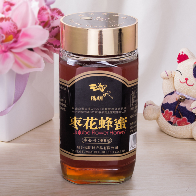 【买三送一】福明天然成熟活性枣花蜂蜜900g原蜜无添加精品系列在类目 传统滋补营养品, 蜂蜜中 - 来自Buy2taobao.com提供专业的淘宝代购服务