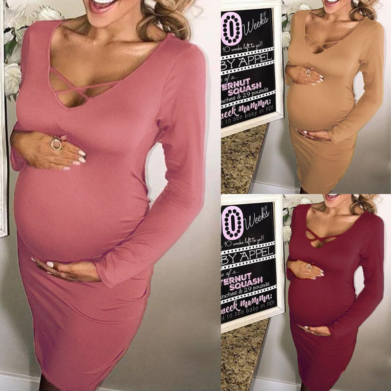 neck maternity dressПлатье для беременных在類目 女裝/女士精品, 連衣裙中 - 來自Buy2taobao.com提供專業的淘寶代購服務