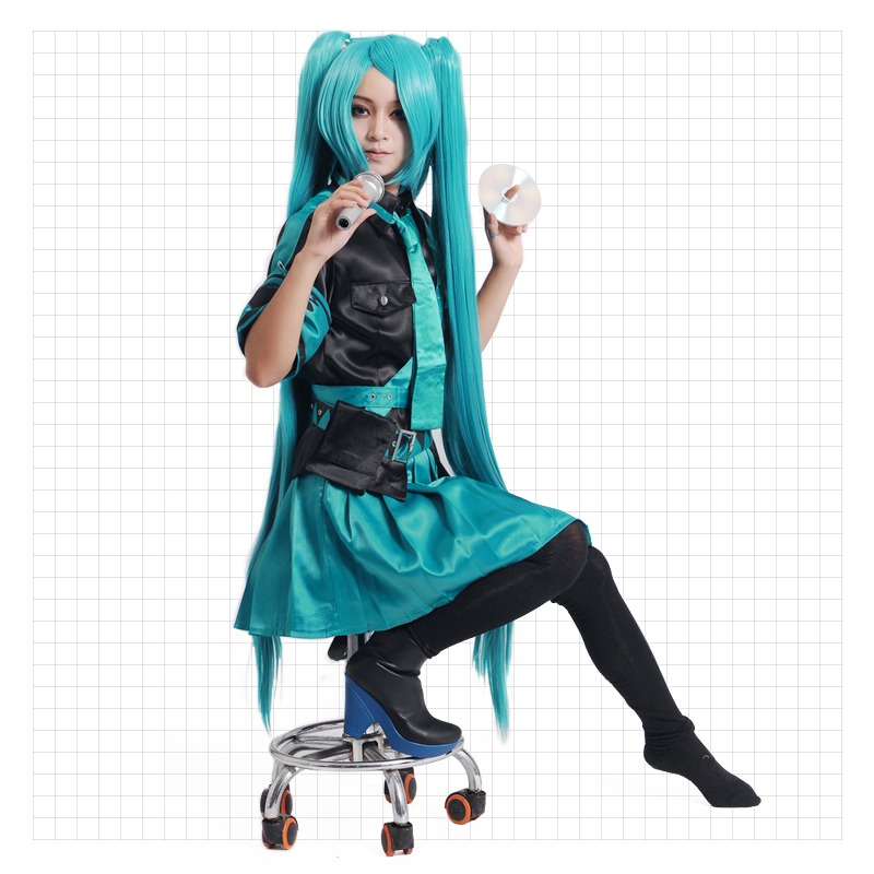 初音未來COS服miku公式服戀戰動漫cosplay衣服女制服v家連衣裙在類目 模玩/動漫/周邊/cos/桌遊, Cosplay服飾/道具/服務, Cosplay女裝中 - 來自Buy2taobao.com提供專業的淘寶代購服務