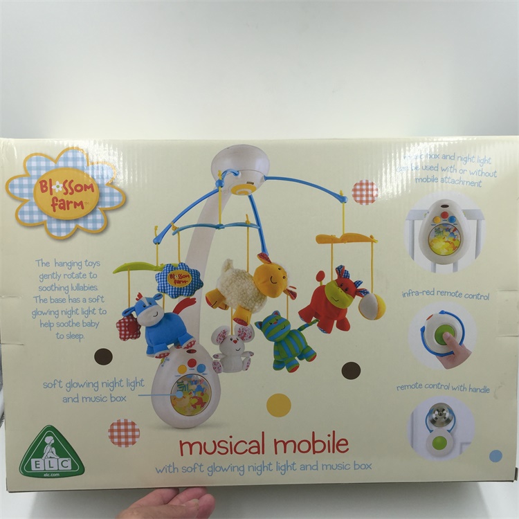 EC动物床铃 遥控音乐床铃 带小夜灯 新生儿礼物玩具|msdalam kategori Toy/bayi/teka-teki/blok bangunan/model, kanak-kanak Bell/bermain kain/menyenangkan hati mainan, Bed loceng/katil tergantung - dari Buy2taobao.com untuk memberikan perkhidmatan ejen Taobao profesional membeli