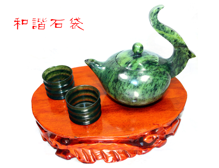 酒泉夜光杯敦煌夜光杯 祁连翠玉小天仙壶 玉石酒壶茶壶破损包赔在类目 特色手工艺, 其他特色工艺品中 - 来自Buy2taobao.com提供专业的淘宝代购服务