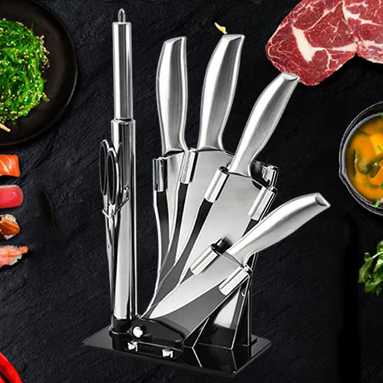 阳江刀具刀具套装德国 不锈钢七件套切片刀切肉菜刀家用厨房套刀|msdalam kategori dapur/memasak Appliances, memasak Appliances, alat, Satu set lengkap pisau dapur - dari Buy2taobao.com untuk memberikan perkhidmatan ejen Taobao profesional membeli