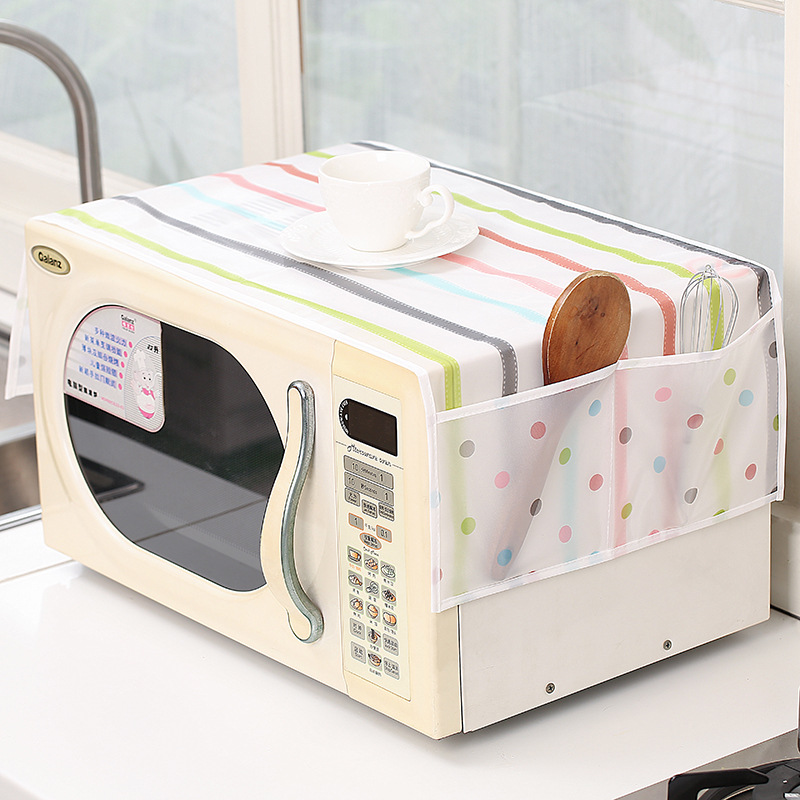 Microwave hood oven Oil cover multi-function Microwave Oven head-cover or veil for the bride at a wedding household dust cover currency Multiple pockets Gabionin the Home Fabric , Dust protection cover , Microwave hood category - from Buy2taobao.com to provide professional Taobao agent buy service