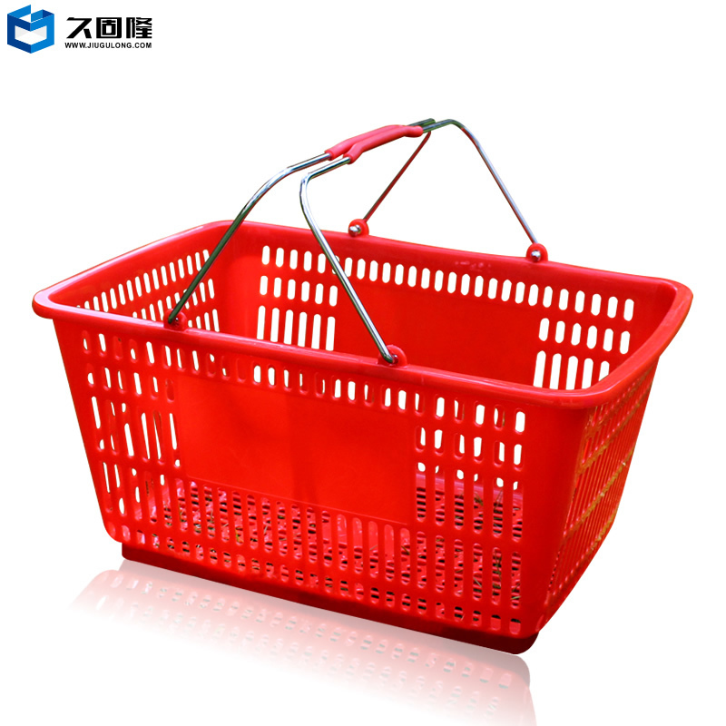 Supermarket shopping basket Metal Handle portable thickening Convenience Store Vegetables Plastic basket Shopping box portablein the Business/Office Furniture , Supermarket Furniture , Shopping Basket category - from Buy2taobao.com to provide professional Taobao agent buy service