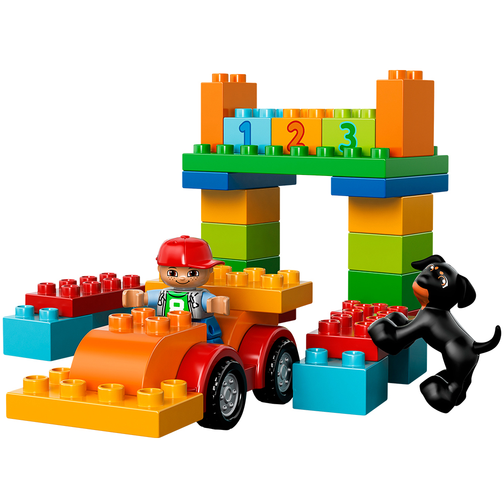 曼巴卡雅 乐高得宝系列10572多合一趣味桶lego duplo 早教积木玩具