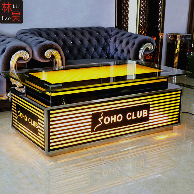 KTV Luminous coffee table bar sofa cassette bar Bar counter club Rooms Stainless steel Tablein the Business/Office Furniture , Entertainment/Bar/KTV Furniture , Bar Desk category - from Buy2taobao.com to provide professional Taobao agent buy service