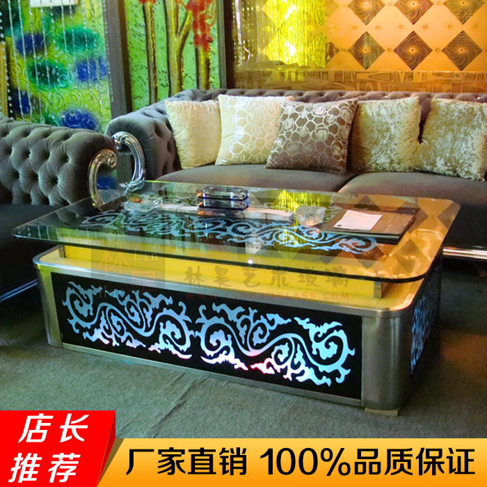 European style ktv Custom coffee table Night show bar Nightclub cassette Toughened glass luminescence Bar counter Stainless steel Tablein the Business/Office Furniture , Entertainment/Bar/KTV Furniture , Bar Desk category - from Buy2taobao.com to provide professional Taobao agent buy service