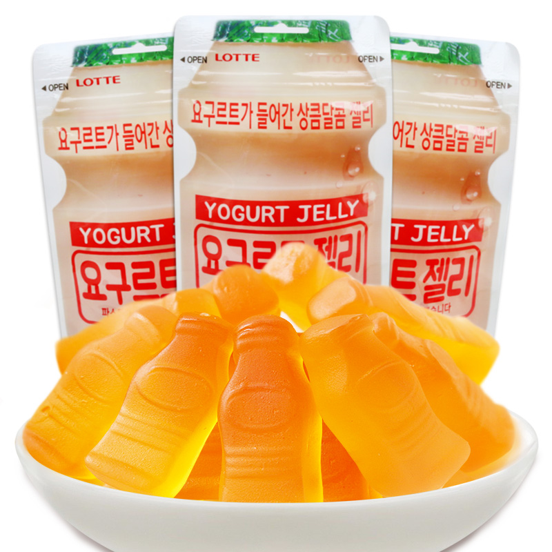 the republic of korea Imported food candy Lotte lactobacillus Soft sweets Yogurt flavor children QQ Soft sweets 50g*3 bagin the Snacks/Nuts/Specialty , Sweets and snacks/Jelly/Pudding , Candy category - from Buy2taobao.com to provide professional Taobao agent buy service